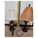two lamps