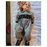 doll with wig,(wont stay on)
