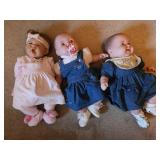 3 dolls, approx 20'