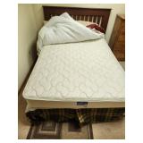 double bed, Serta mattress and boxspring