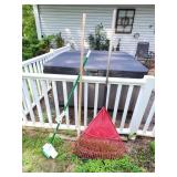 rakes and brush