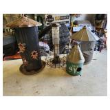 bird feeders and houses
