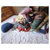blankets, afghans