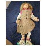 36' porcelain doll, Christine Orange