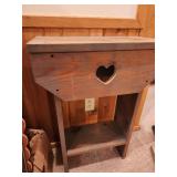 small accent table/shelf