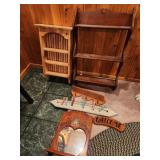 small shelves and decor