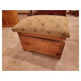 small footstool with storage