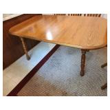 kitchen table, with two leafs