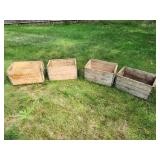 wooden crates