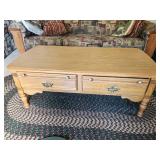 coffee table with drawers