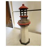 cast iron lighthouse candle holder