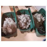 three totes and Christmas tree