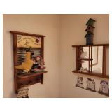 washboard and mirror decor