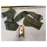 Honing oil, US belt and hatchet holder