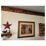 print, shelf, decor
