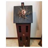 wooden town house 42' tall