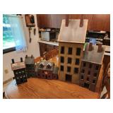 toy wooden houses,