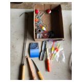 Rapala knife, gaff, tackle