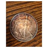 2001 Silver dollar