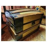 relined trunk & contents, knobs, hinges, hardware
