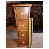 wooden drawer stand