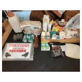 animal care items, bottles