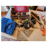 speed squares, brush, chargers, heat pad