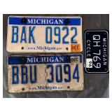 license plates