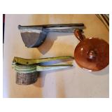 food presses, small crock