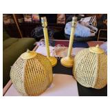 two vtg lamps