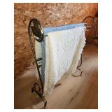 quilt rack and quilts