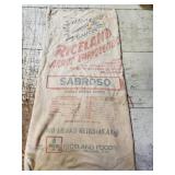 vtg rice bag