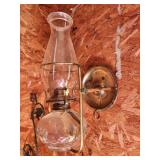 wall mounted oil lamp