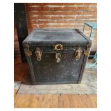 cube style steamer trunk