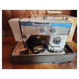 Princess sewing machine in case