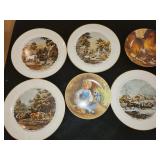 farm scene decorative dishes