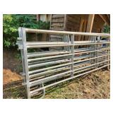 4 heavy duty steel corral panels "C"