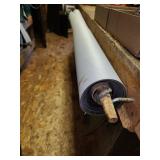 partial roll of black vinyl