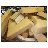 foam pieces, various sizes