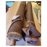 two rolls of fabric
