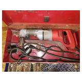 Milwaukee right angle drill and case