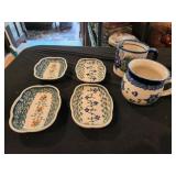 cups and saucers, hand made in Poland