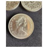 British commemorative crown coins