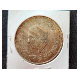 1953 Mexican 5 Pesos silver coin