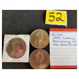 British Queens 25th wedding anniv. coins