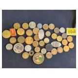 variety of tokens