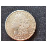 1921 Morgan silver dollar