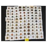 foreign coins in sleeves