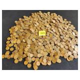 over 7 lbs of Wheat pennies