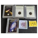 meteorite pieces